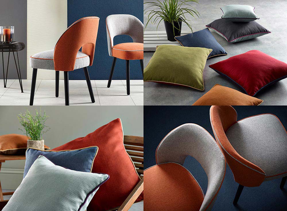 Toledo & Valencia Textured Upholstery fabrics